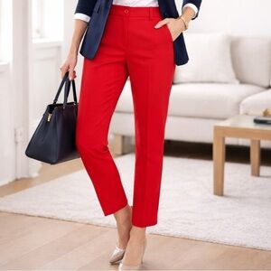 🆕 Talbots Hampshire ankle red pants